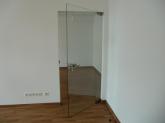 Frameless glass doors